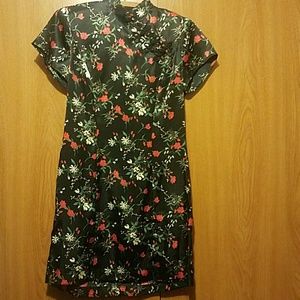 Oriental floral dress